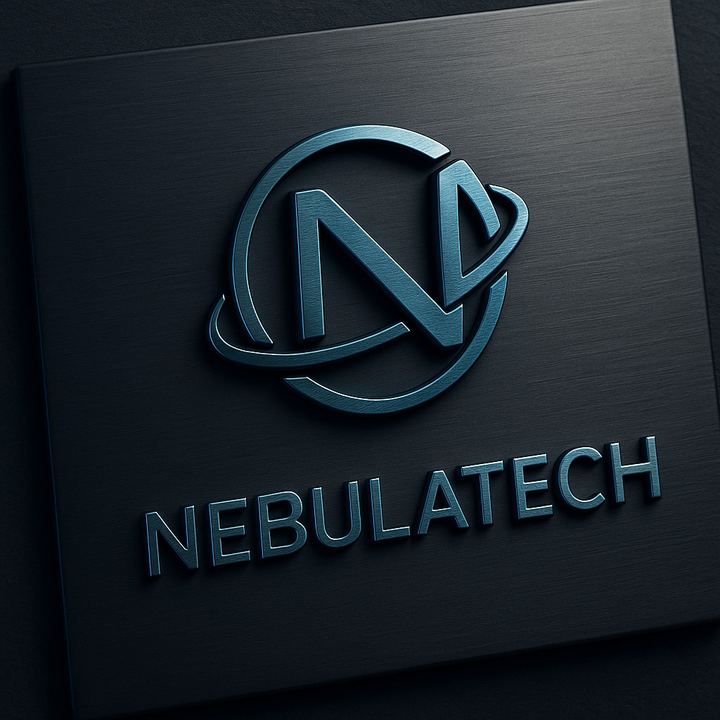 Nebulatech — 3D logo render